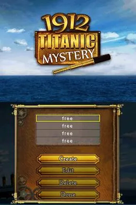 Titanic Mystery (USA) screen shot title